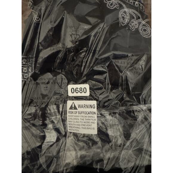 Coldwater Creek Womens Black Silver White Embroider Tunic Top Artsy Folk Size M - Picture 8 of 10